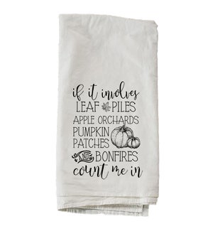 If It Involves Leaf Piles Towel